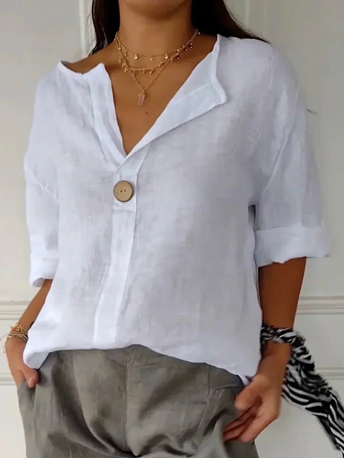 Damen Oversize Bluse | Casual