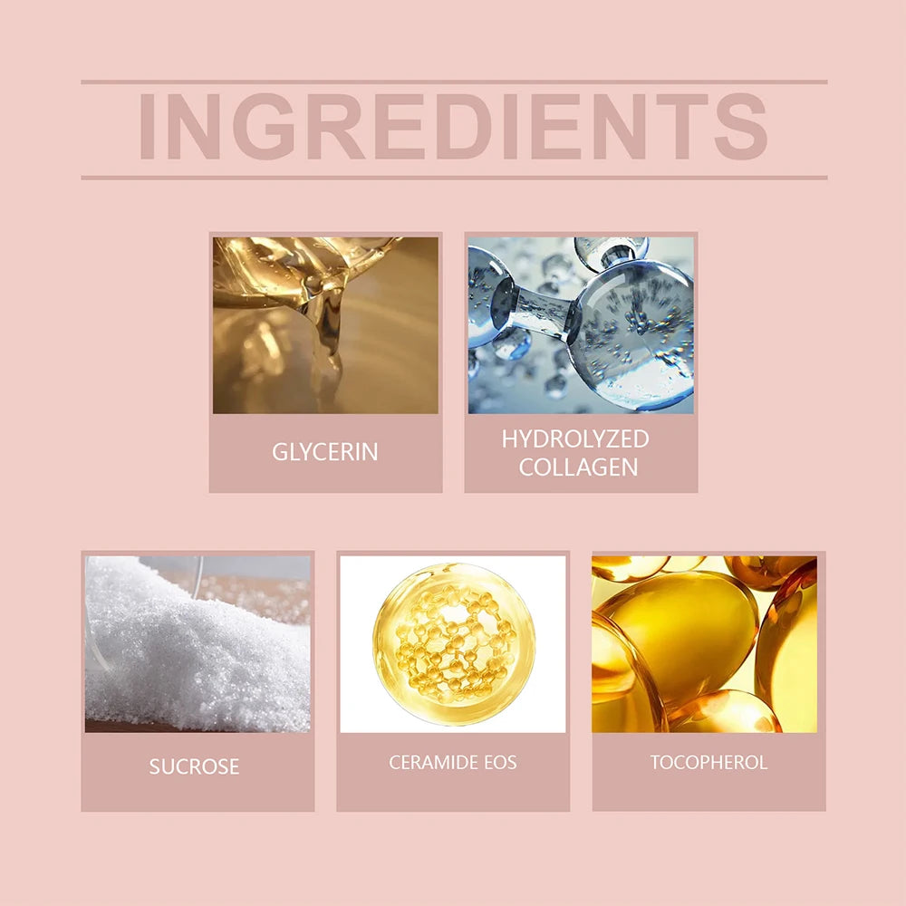 Collagen Overnight Wrapping Mask Elasticity & Hydration Hydrolyzed Collagen Peel off Mask Smooth & Tight Skin Korean Skin Care